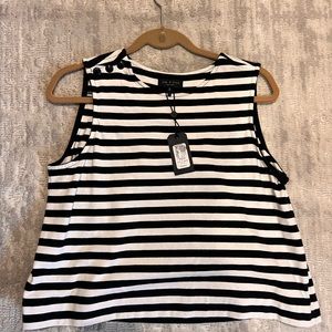 Rag & Bone NWT Brit stripe sleeveless top